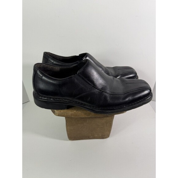 Nunn Bush Men's Black Leather Upper Casual Slip On Shoes 11 M - Picture 1 of 11